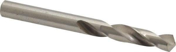 Precision Twist Drill - 0.266" 118° Spiral Flute High Speed Steel Screw Machine Drill Bit - Bright Finish, Right Hand Cut, 1-1/2" Flute Length, 2-11/16" OAL, Standard Point, Straight Shank - USA Tool & Supply