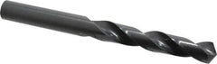 Precision Twist Drill - 1-1/16", 118° Point, Spiral Flute, High Speed Steel Taper Length Drill Bit - Oxide Finish, 6-5/8" Flute Length, 11-1/4" OAL, Series R51 - USA Tool & Supply