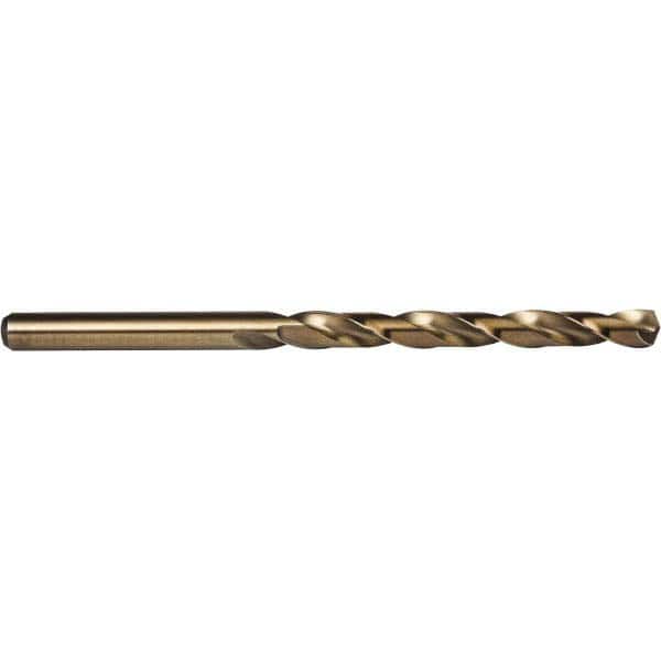 Precision Twist Drill - 3/8" 135° Spiral Flute Cobalt Taper Length Drill Bit - USA Tool & Supply