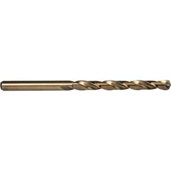 Precision Twist Drill - 3/8" 135° Spiral Flute Cobalt Taper Length Drill Bit - USA Tool & Supply