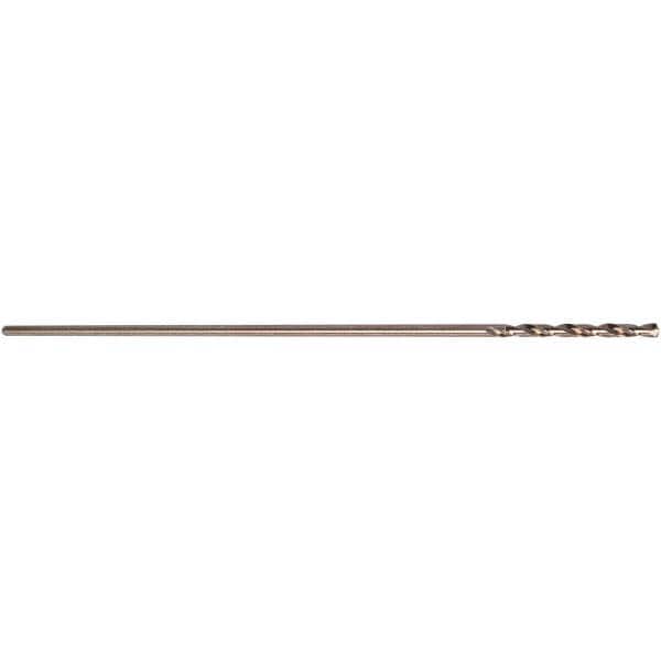 5/32″ Diam 2″ Flute Length 135° Cobalt Aircraft Extension Drill Straw Finish, Straight-Cylindrical Shank, Split Point, Self-Centering, Series CO500-12