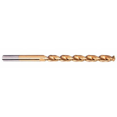 Cleveland - #38 135° Parabolic Flute Cobalt Taper Length Drill Bit - USA Tool & Supply