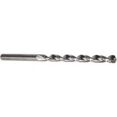 Precision Twist Drill - 19/32" 135° Parabolic Flute High Speed Steel Taper Length Drill Bit - USA Tool & Supply