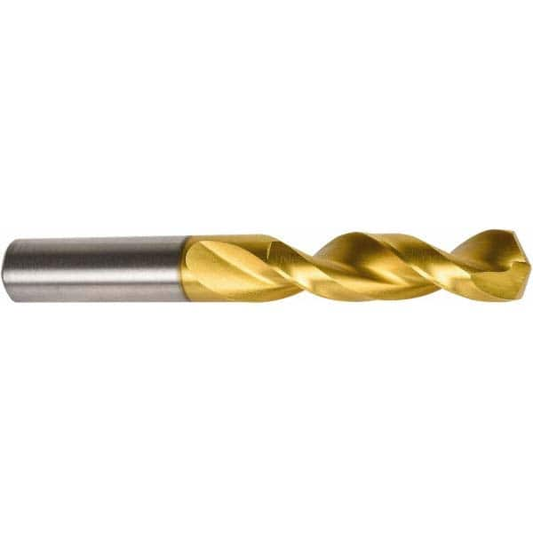 Precision Twist Drill - 23/64" 135° Parabolic Flute High Speed Steel Screw Machine Drill Bit - USA Tool & Supply