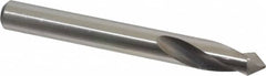 Precision Twist Drill - 3/8" Body Diam, 90°, 3-1/8" OAL, High Speed Steel Spotting Drill - USA Tool & Supply