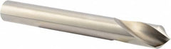 Precision Twist Drill - 1" Body Diam, 90°, 8" OAL, High Speed Steel Spotting Drill - USA Tool & Supply