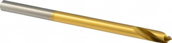 Precision Twist Drill - 1/4" Body Diam, 90°, 4" OAL, High Speed Steel Spotting Drill - USA Tool & Supply