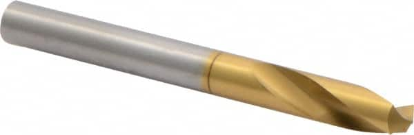 Precision Twist Drill - 1/4" Body Diam, 120°, 2-1/2" OAL, High Speed Steel Spotting Drill - USA Tool & Supply