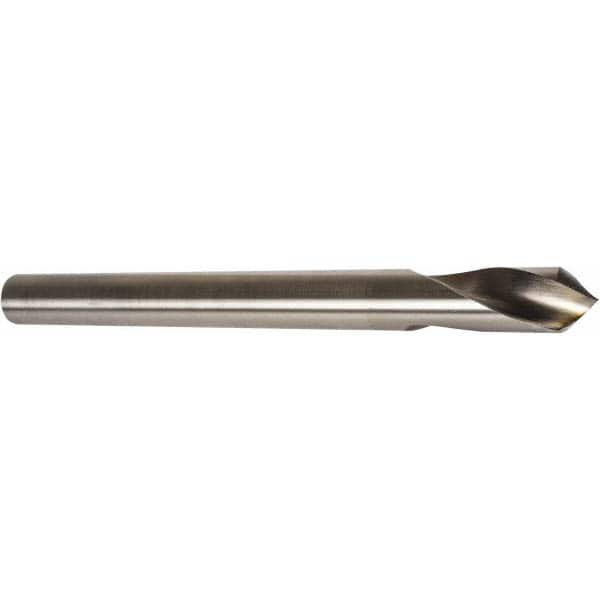 Precision Twist Drill - 5/8" Body Diam, 120°, 7" OAL, High Speed Steel Spotting Drill - USA Tool & Supply