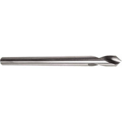 Precision Twist Drill - 1/2" Body Diam, 90°, 8" OAL, High Speed Steel Spotting Drill - USA Tool & Supply