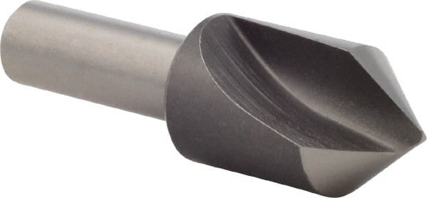 Precision Twist Drill - 5/8" Head Diam, 3/8" Shank Diam, 1 Flute 82° High Speed Steel Countersink - USA Tool & Supply