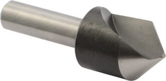 Precision Twist Drill - 3/4" Head Diam, 3/8" Shank Diam, 1 Flute 90° High Speed Steel Countersink - USA Tool & Supply