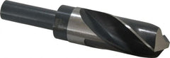 Precision Twist Drill - 1-11/32" Drill, 118° Point, High Speed Steel Silver Deming & Reduced Shank Drill Bit - USA Tool & Supply