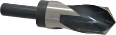 Precision Twist Drill - 1-5/8" Drill, 118° Point, High Speed Steel Silver Deming & Reduced Shank Drill Bit - USA Tool & Supply