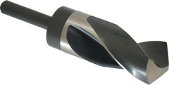 Precision Twist Drill - 1-1/2" Drill, 118° Point, High Speed Steel Silver Deming & Reduced Shank Drill Bit - USA Tool & Supply