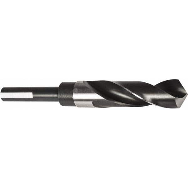 Precision Twist Drill - 1-7/16" Drill, 118° Point, High Speed Steel Silver Deming & Reduced Shank Drill Bit - USA Tool & Supply