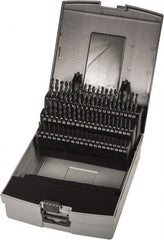 Precision Twist Drill - 118° Point, Oxide Finish, High Speed Steel Jobber Length Drill Bit Set - USA Tool & Supply