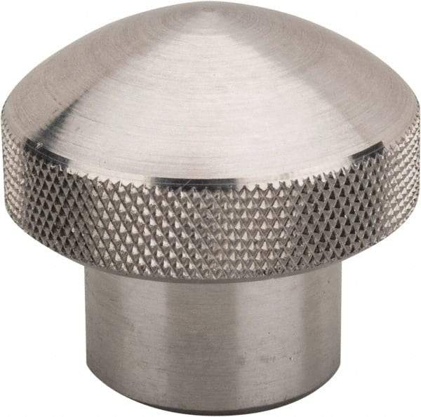 Morton Machine Works - 1" Head, Knurled Knob - Tapped, Aluminum - USA Tool & Supply