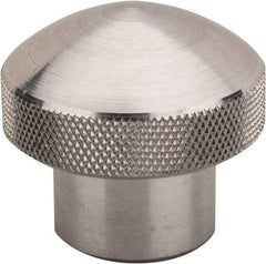 Morton Machine Works - 1" Head, Knurled Knob - Tapped, Aluminum - USA Tool & Supply