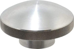 Morton Machine Works - 2" Head, Knurled Knob - Tapped, Aluminum - USA Tool & Supply