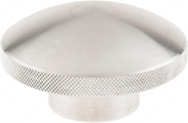 Morton Machine Works - 3" Head, Knurled Knob - Tapped, Aluminum - USA Tool & Supply