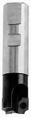Superbee - 0.01 to 0.06 Inch Cutting Radius, 1 Inch Cutter Diameter, 1 Style EM 19 Insert, 1 Inch Shank Diameter, Indexable Concave Radius Cutter - 4.5 Inch Overall Length - USA Tool & Supply