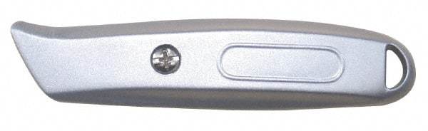 Value Collection - Fixed Utility Knife - 1-1/8" Blade, Aluminum Handle, 1 Blade Included - USA Tool & Supply