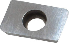 Superbee - EM15060 Grade ENT56 Carbide Milling Insert - Uncoated, 1/8" Thick - USA Tool & Supply