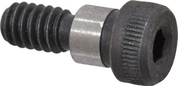 Value Collection - 5/16" Shoulder Diam x 1/4" Shoulder Length, 1/4-20 UNC, Hex Socket Shoulder Screw - 4140 Alloy Steel, Uncoated, 7/32" Head Height x 7/16" Head Diam - USA Tool & Supply