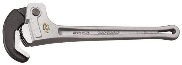 Ridgid - 14" Aluminum RapidGrip Pipe Wrench - 2" Pipe Capacity - USA Tool & Supply