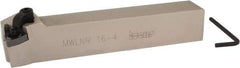 Iscar - MWLN, Right Hand Cut, 1" Shank Height x 1" Shank Width, Negative Rake Indexable Turning Toolholder - 6" OAL, WN..43. Insert Compatibility, Series Isoturn - USA Tool & Supply