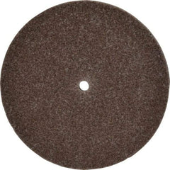 3M - 4" Diam, 1/4" Face Width, 1/4" Center Hole, Medium Grade, Aluminum Oxide Deburring Wheel - Unitized, Hard Density 7 Grade, 12,100 RPM - USA Tool & Supply