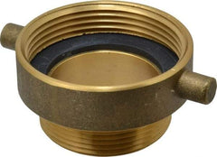 EVER-TITE Coupling Products - 3 FNST x 2-1/2 MNST Hydrant Adapter - Brass - USA Tool & Supply