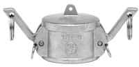 EVER-TITE Coupling Products - 3" Stainless Steel Cam & Groove Suction & Discharge Hose Dust Cap For Use with Adapters - Part DC, 200 Max psi - USA Tool & Supply