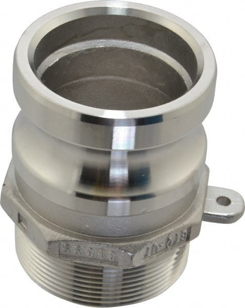 EVER-TITE Coupling Products - 2" x 2" Cam & Groove Male Adapter Male NPT Thread - USA Tool & Supply