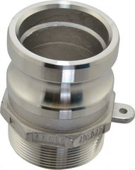 EVER-TITE Coupling Products - 2" x 2" Cam & Groove Male Adapter Male NPT Thread - USA Tool & Supply