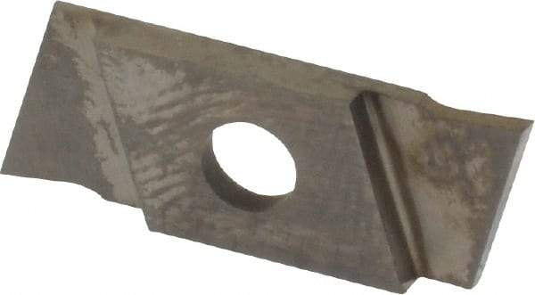 NIKCOLE MINI-SYSTEMS - GIE1 0.0394" Cutting Width, Carbide Cutoff Insert - 7° Left Hand Lead Angle, TiN Coated - USA Tool & Supply