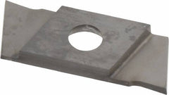 NIKCOLE MINI-SYSTEMS - GIE1 0.0394" Cutting Width, Carbide Cutoff Insert - 7° Right Hand Lead Angle, TiN Coated - USA Tool & Supply