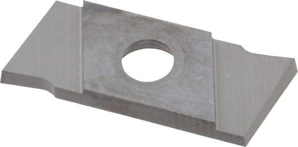 NIKCOLE MINI-SYSTEMS - GIE1.5 0.0591" Cutting Width, Carbide Cutoff Insert - 7° Left Hand Lead Angle, TiN Coated - USA Tool & Supply