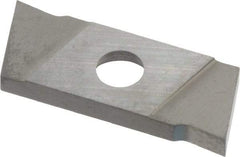 NIKCOLE MINI-SYSTEMS - GIE2 0.0787" Cutting Width, Carbide Cutoff Insert - 0° Neutral Lead Angle, TiN Coated - USA Tool & Supply