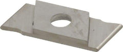 NIKCOLE MINI-SYSTEMS - GIE 1mm Cutting Width Carbide Grooving Insert - 6mm Max Depth of Cut, Right Hand, 0.5mm Corner Radius - USA Tool & Supply
