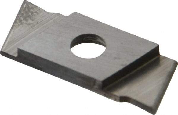 NIKCOLE MINI-SYSTEMS - GIE 1mm Cutting Width Carbide Grooving Insert - 6mm Max Depth of Cut, Left Hand, 0.5mm Corner Radius - USA Tool & Supply