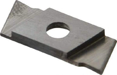 NIKCOLE MINI-SYSTEMS - GIE 1mm Cutting Width Carbide Grooving Insert - 6mm Max Depth of Cut, Left Hand, 0.5mm Corner Radius - USA Tool & Supply
