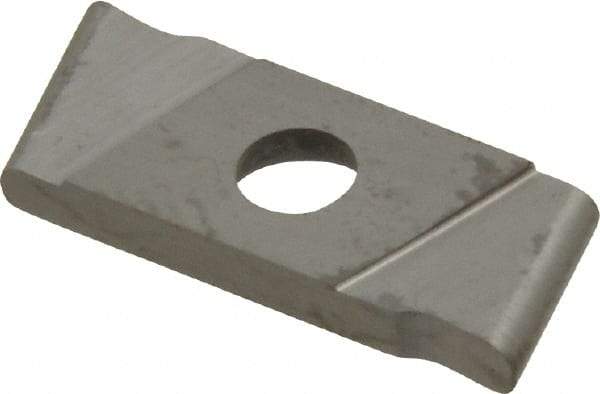 NIKCOLE MINI-SYSTEMS - GIE 2mm Cutting Width Carbide Grooving Insert - 6mm Max Depth of Cut, Left Hand, 1mm Corner Radius - USA Tool & Supply