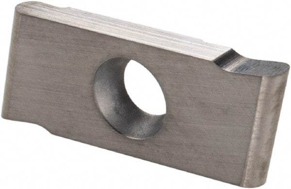 NIKCOLE MINI-SYSTEMS - GIE 2mm Cutting Width Carbide Grooving Insert - 6mm Max Depth of Cut, Left Hand, 1mm Corner Radius - USA Tool & Supply