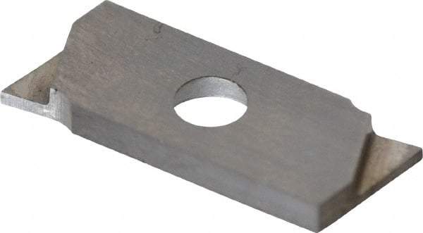 NIKCOLE MINI-SYSTEMS - GIE 0.8mm Cutting Width Carbide Grooving Insert - 2.54mm Max Depth of Cut, Right Hand - USA Tool & Supply