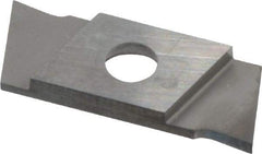 NIKCOLE MINI-SYSTEMS - GIE 1.1mm Cutting Width Carbide Grooving Insert - 6mm Max Depth of Cut, Left Hand - USA Tool & Supply