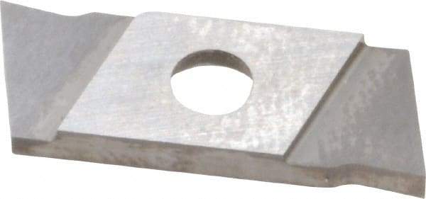 NIKCOLE MINI-SYSTEMS - GIE 1.6mm Cutting Width Carbide Grooving Insert - 6mm Max Depth of Cut, Left Hand - USA Tool & Supply