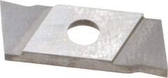 NIKCOLE MINI-SYSTEMS - GIE 1.6mm Cutting Width Carbide Grooving Insert - 6mm Max Depth of Cut, Left Hand - USA Tool & Supply