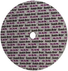 3M - 12" Diam, 1/2" Face Width, 1-1/4" Center Hole, Fine Grade, Silicon Carbide Deburring Wheel - Unitized, Soft Density 2 Grade, 2,600 RPM - USA Tool & Supply